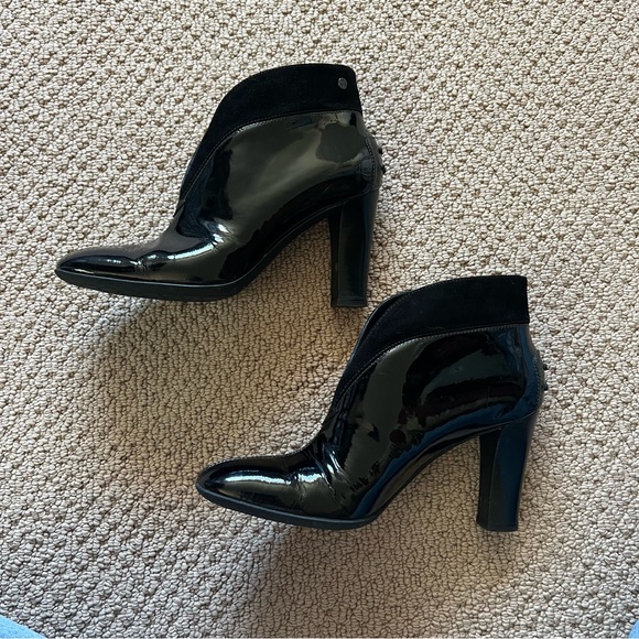Black Patent Leather Tod’s Booties - Size 7.5 - Picture 3 of 5